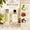 AARNORAE Bottled fresh spicy woody Eau de Parfum for men with apple, cinnamon and sandalwood.