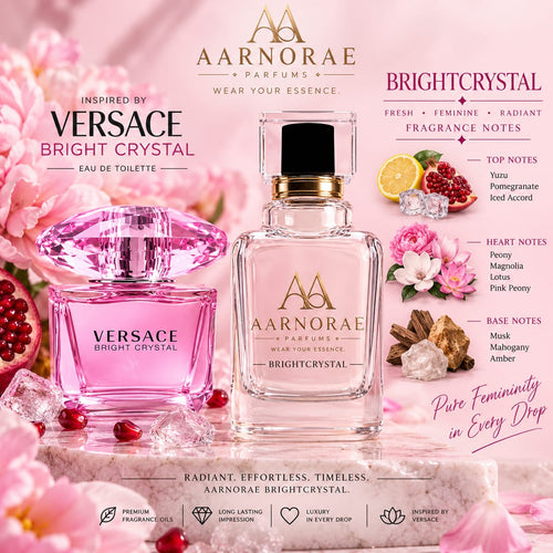 AARNORAE Brightcrystal women's Eau de Parfum with yuzu, pomegranate, peony, lotus and musk.