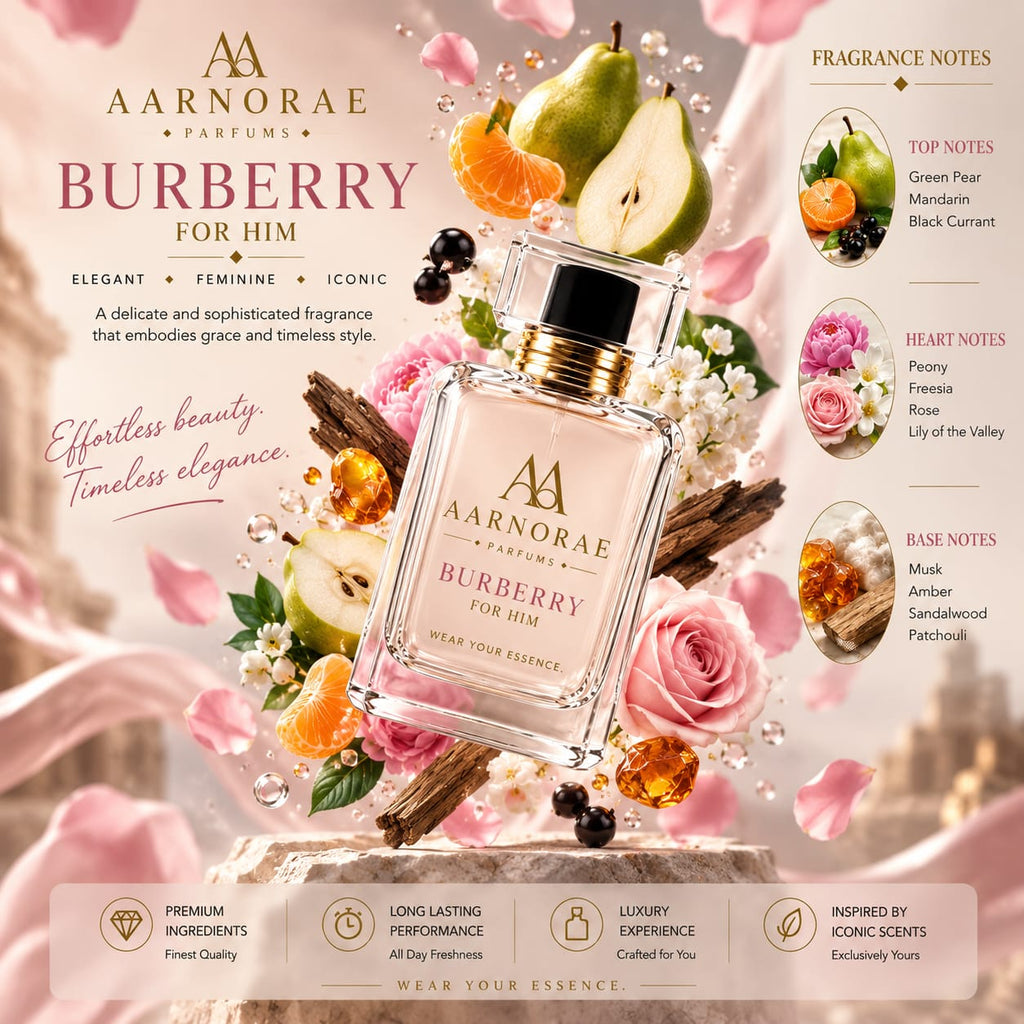 AARNORAE Burberry elegant fruity floral perfume inspired by Burberry Her.