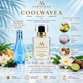 AARNORAE Coolwavea aquatic fruity floral Eau de Parfum for women with lemon, lotus and sandalwood.