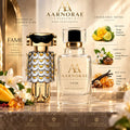 AARNORAE Fame fruity floral gourmand Eau de Parfum for women with mango, jasmine and vanilla.