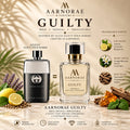 AARNORAE Guilty citrus aromatic woody Eau de Parfum for men with lemon, neroli and cedarwood.