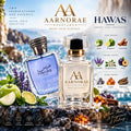 AARNORAE Hawas fresh aquatic fruity Eau de Parfum for men with apple, lavender and amber.