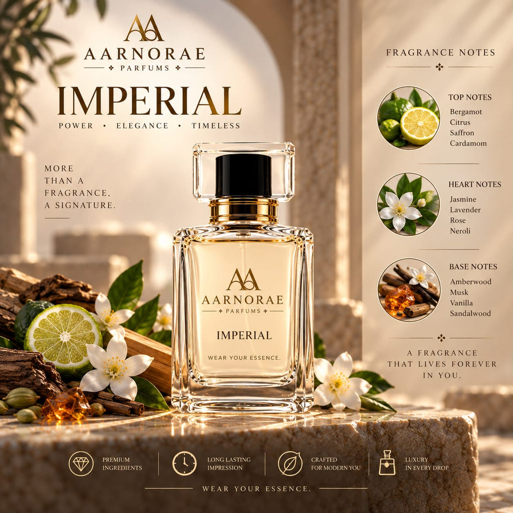 AARNORAE Imperial rich elegant spicy perfume inspired by Imperial Valley.