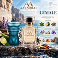 AARNORAE Lemmale aromatic fresh amber woody Eau de Parfum for men with mint, lavender and vanilla.