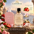 AARNORAE Marshmallow Eau de Parfum with strawberry, marshmallow, jasmine, vanilla and musk.