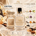AARNORAE Vanillasex Eau de Parfum with vanilla, almond, jasmine, amber, sandalwood and musk.