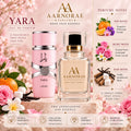 AARNORAE Yara women's Eau de Parfum with tangerine, orchid, tropical fruits, vanilla and musk.